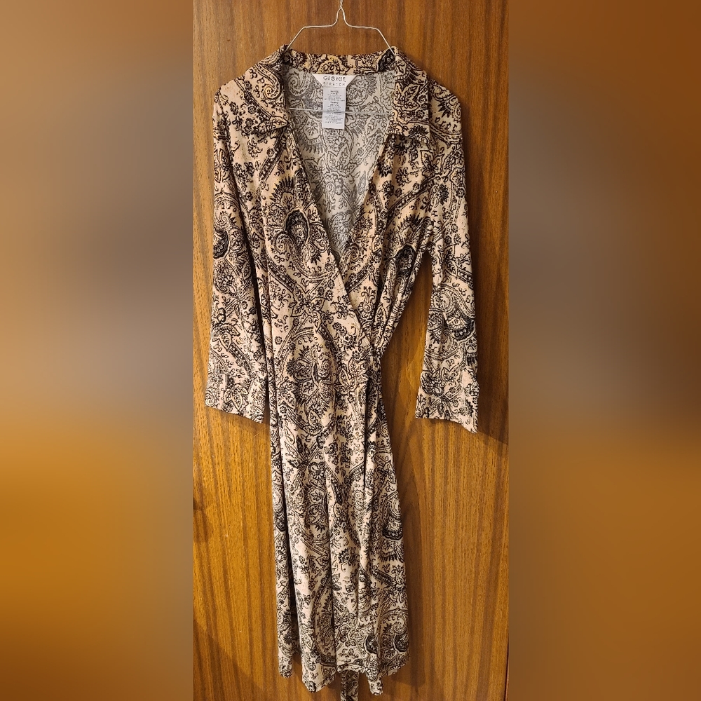 Intricate wrap dress